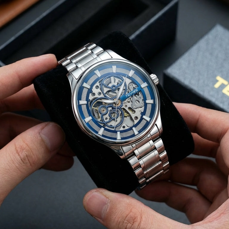 𝖳𝖤𝖵𝖨𝖲𝖤 𝕃𝕌𝕏𝕌ℝ𝕐 & 𝔾𝔼ℕ𝕋𝕃𝔼𝕄𝔸ℕ Watch | Automatic Mechanical Hollow Watch for Business Men | 2026